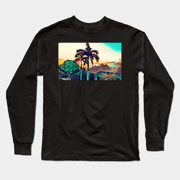 Island Vibes Long Sleeve T-Shirt by tbotdeluxe